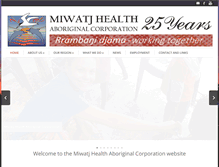 Tablet Screenshot of miwatj.com.au